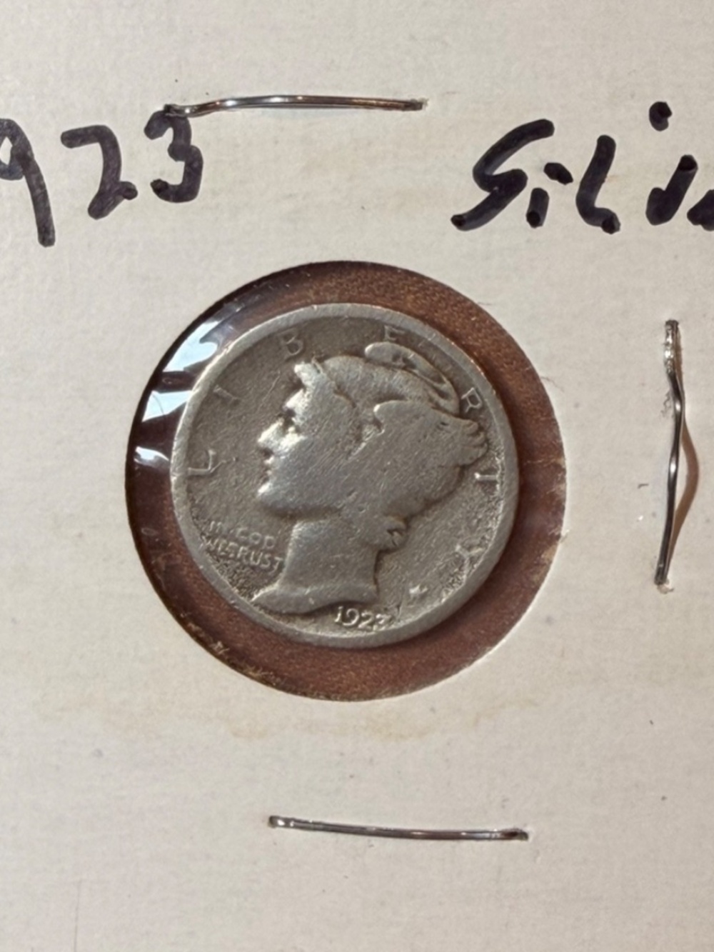 1923-P 10C Mercury Dime #206509289579 - Picture 6 of 6